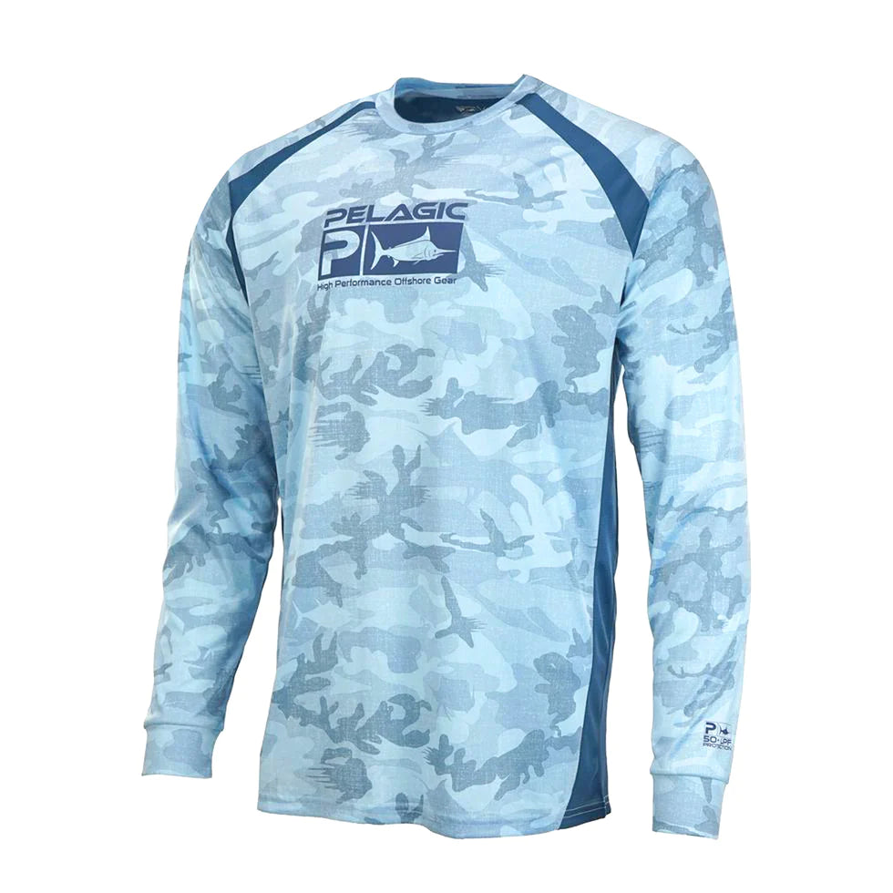 Vaportek Performance L/S Fish Camo Slate 1