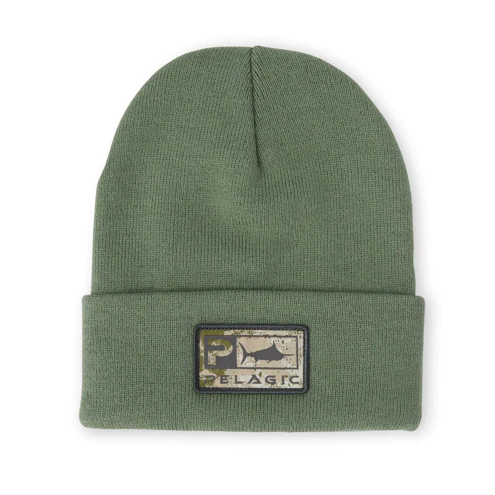 Icon Beanie Open Seas Army Green 1