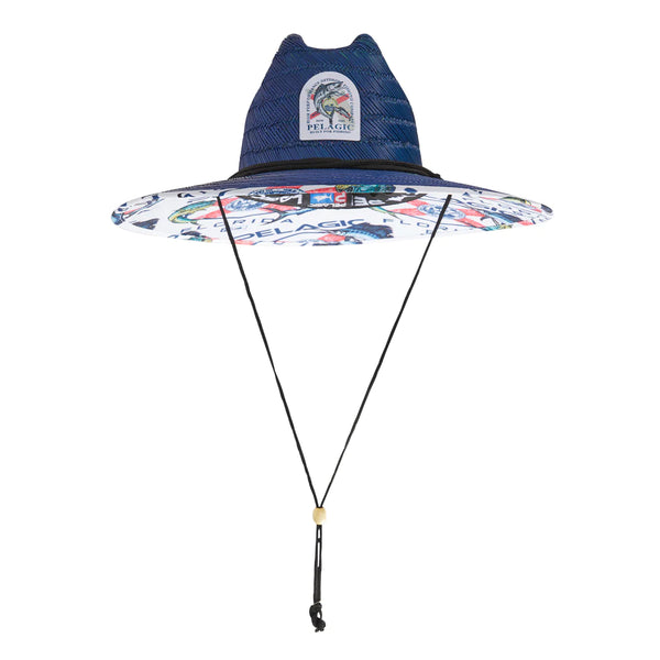 Baja Straw Hat Wahoo Navy Pelagic Gear Africa