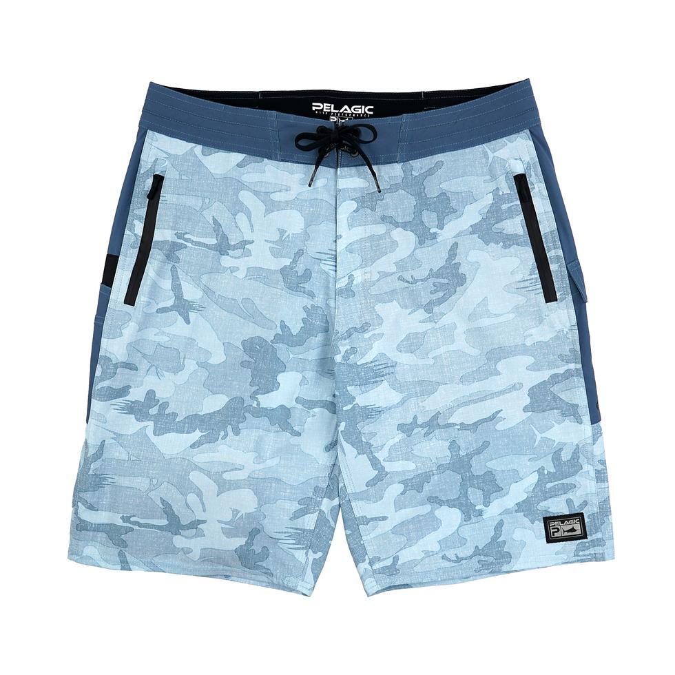 Ocean Master Boardshort Fish Camo Slate 1