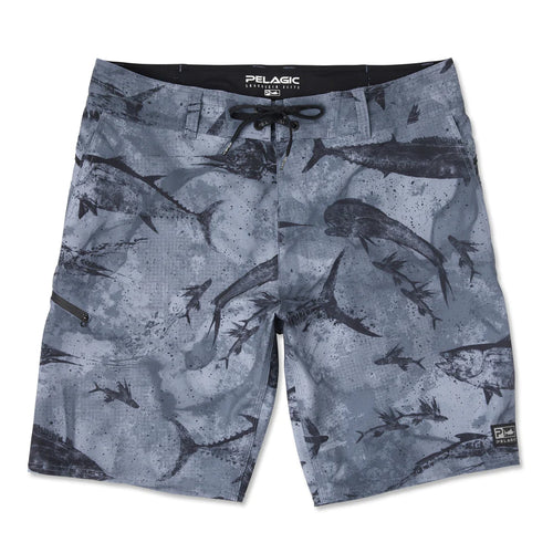 Sharkskin Elite Boardshort Open Seas Black 1