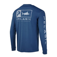 Aquatek Performance L/S Icon Smokey Blue 1