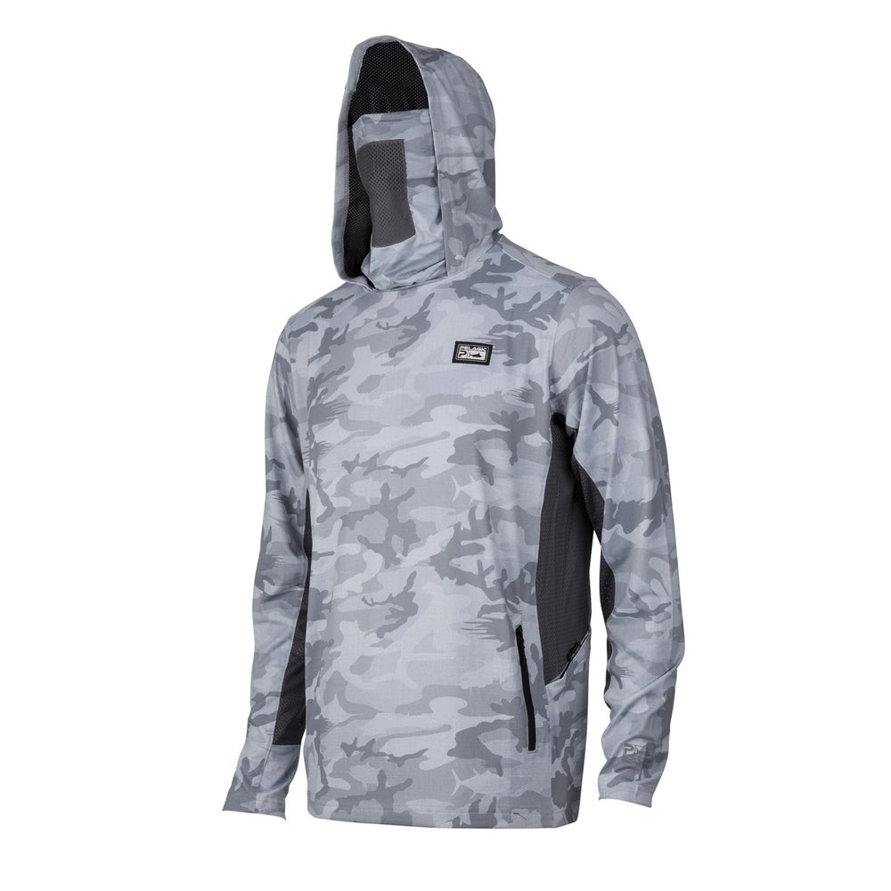 Exo Tech Performance Hoody Fish Camo Light Grey 1