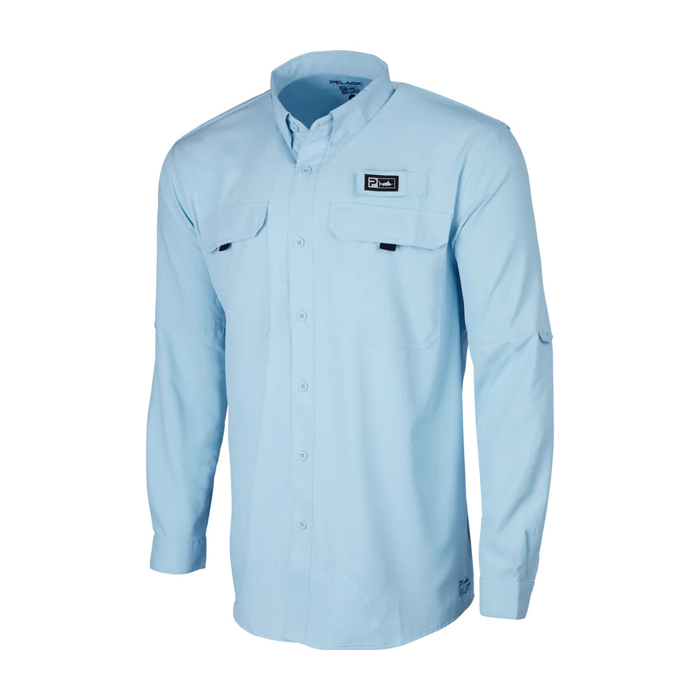 Performance Shirt Keys L/S Light Blue 1