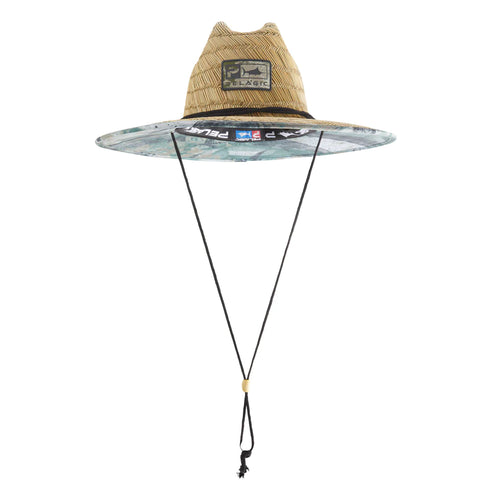 Baja Straw Hat Open Seas Army Green 1