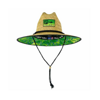 Baja Straw Hat Dorado Green 1