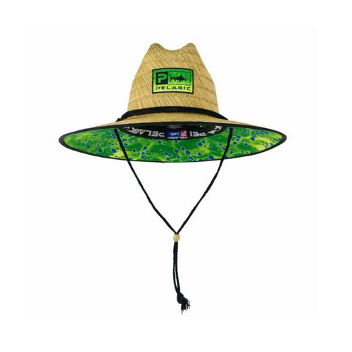 Baja Straw Hat Dorado Green 1