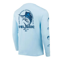 Aquatek Performance L/S Flying Sailfish Light Blue 1