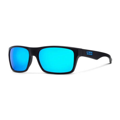 Sunglasses Fish Taco Poly Matt Black/Blue 1