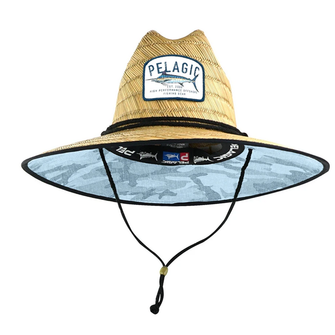 Straw top fishing hat